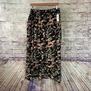 Style & Co Floral High Low Lined Maxi Skirt